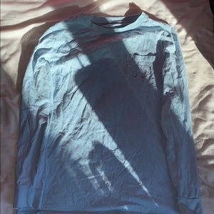 Light Blue Long Sleeve Ivory Ella T-Shirt